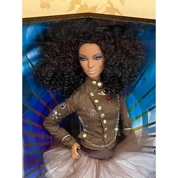 Mattel 2007 Hard Rock Cafe Barbie African American Doll #K7946 Gold Label - Picture 1 of 9